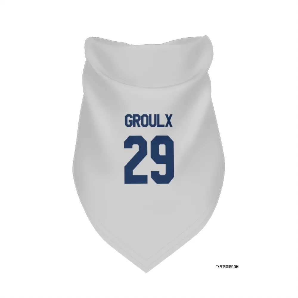 Toronto Maple Leafs Bo Groulx White Pet Bandana for Dog & Cat