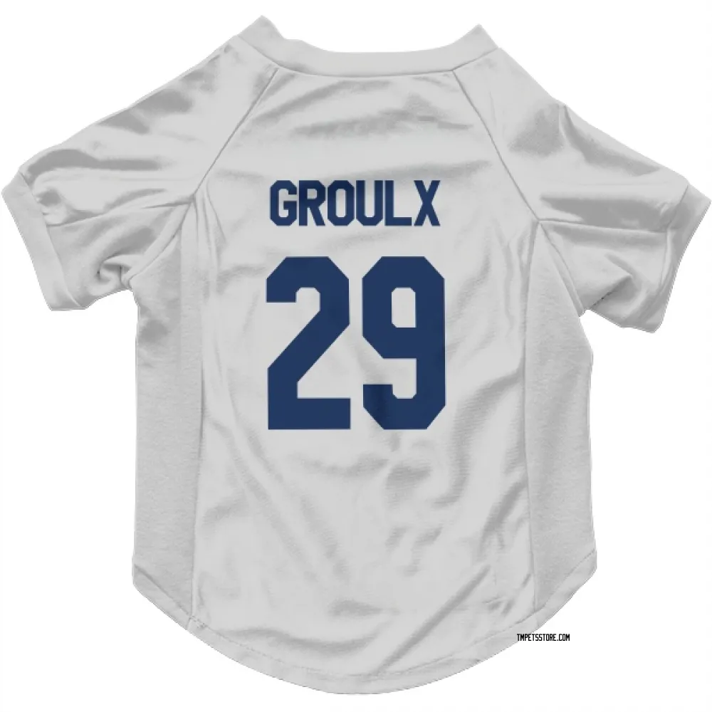 Toronto Maple Leafs Bo Groulx White Pet Jersey for Dog & Cat