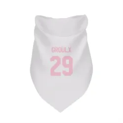 Toronto Maple Leafs Bo Groulx White Pink Pet Bandana for Dog & Cat