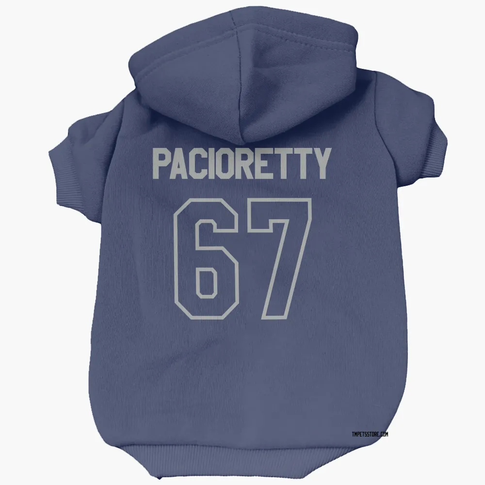 Toronto Maple Leafs Max Pacioretty Blue Gray Pet Hoodie for Dog & Cat